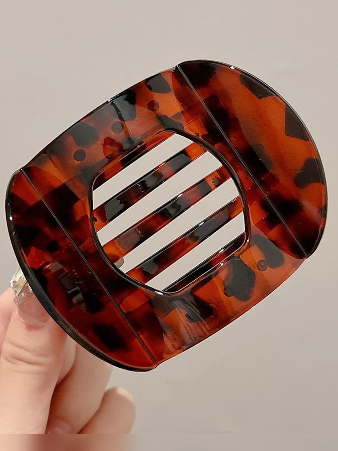 Dark coffee leopard 8.5 cm