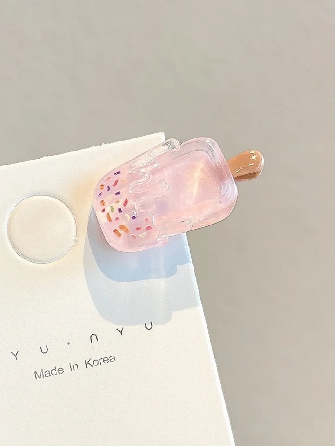 1# Мороженое, розовый, 3cm