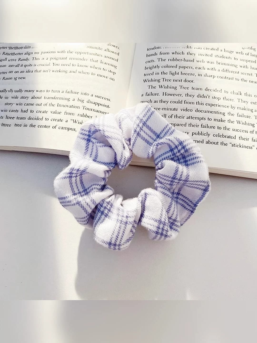 25# Белый с синей клеткой
