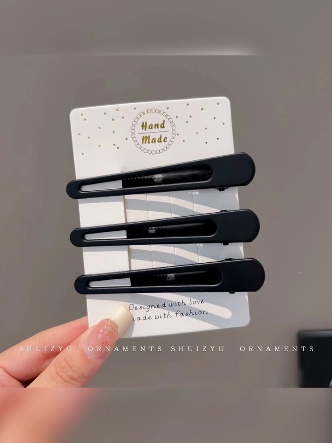 8# Large drop clip (3 pcs) 8 cm
