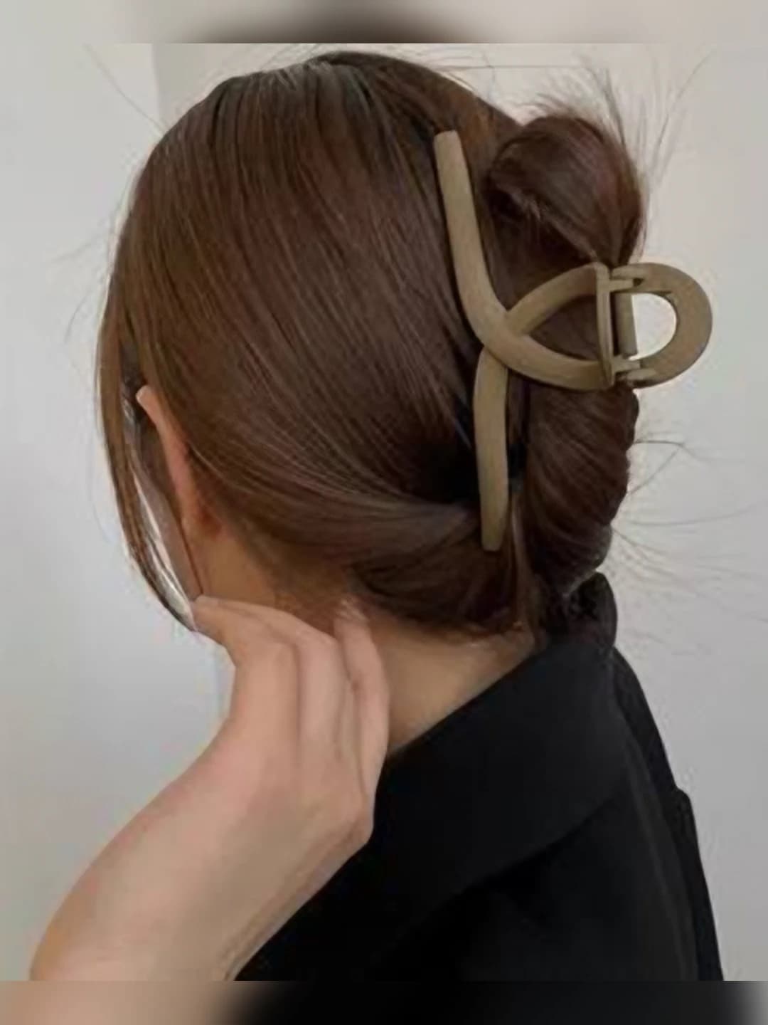 9# Kofe rangli Y harfli qisqich 11cm