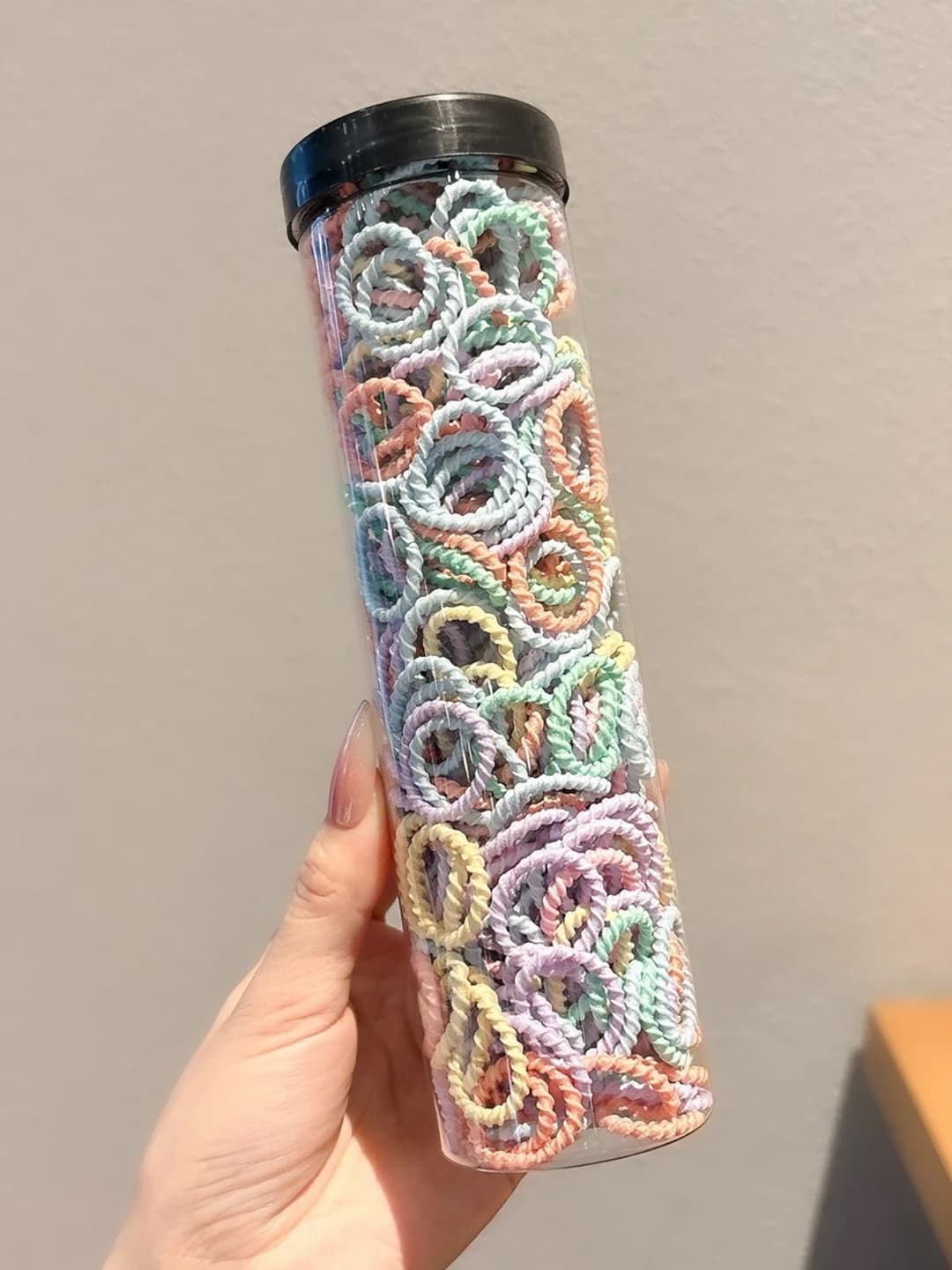 2# Multicolour spiral small ring 300 pcs ~2 cm