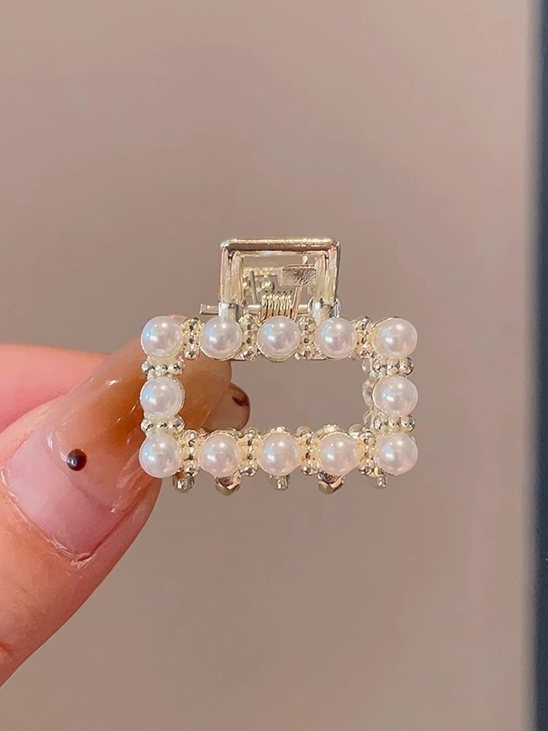 5# Квадрат, полностью жемчуг (3cm)