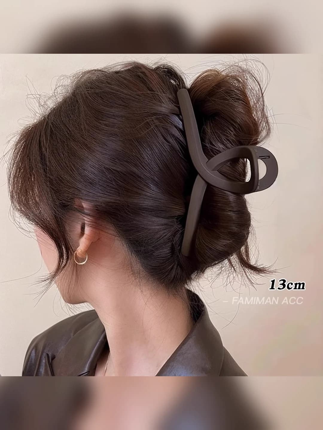15# Kofe rangli Y harfli qisqich 13cm