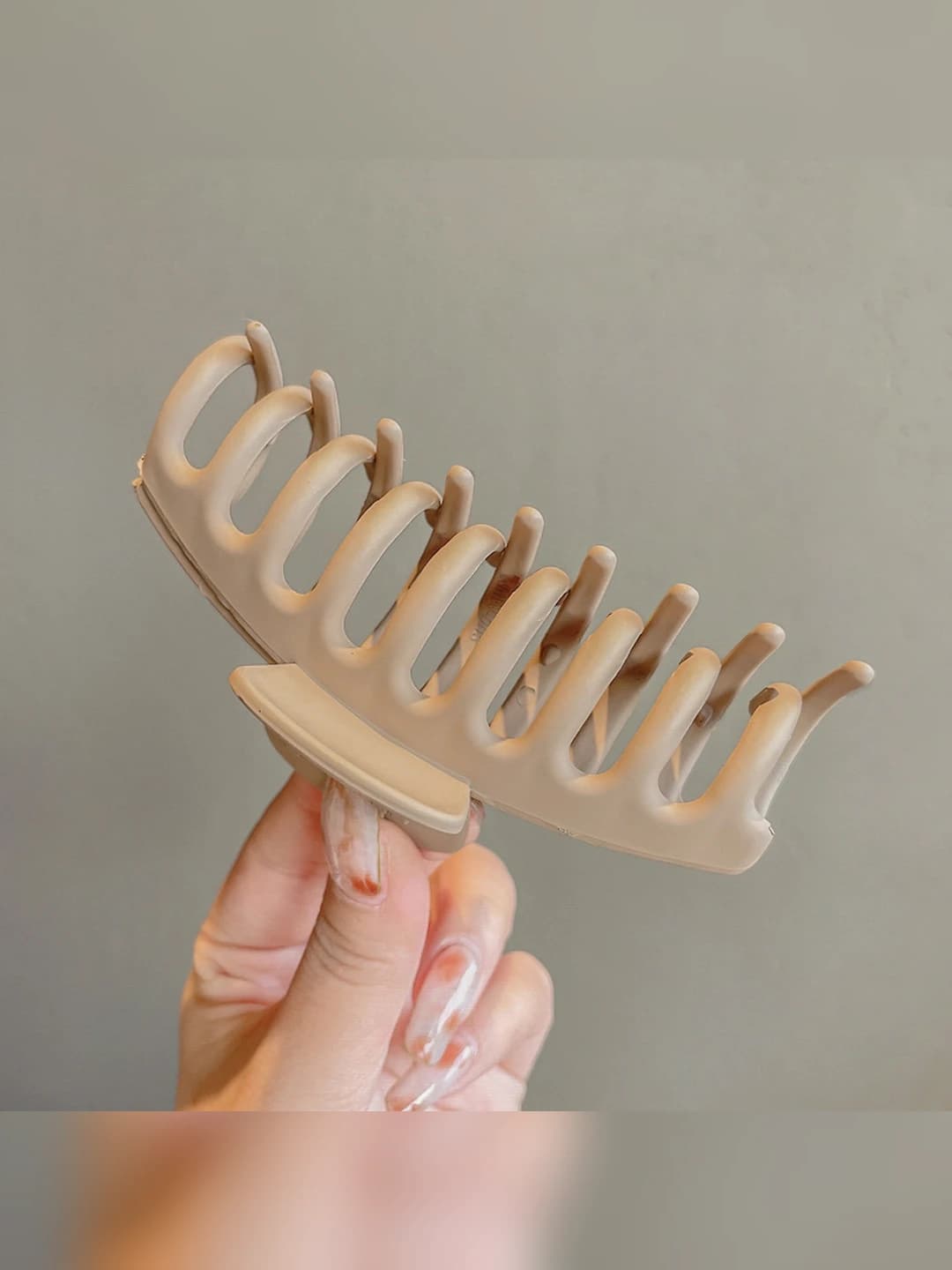33# Long clip - Coffee 11cm