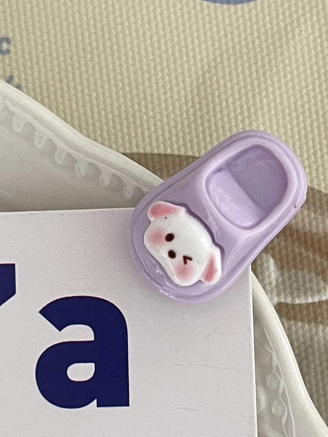 Mini slipper side clip [Purple one]