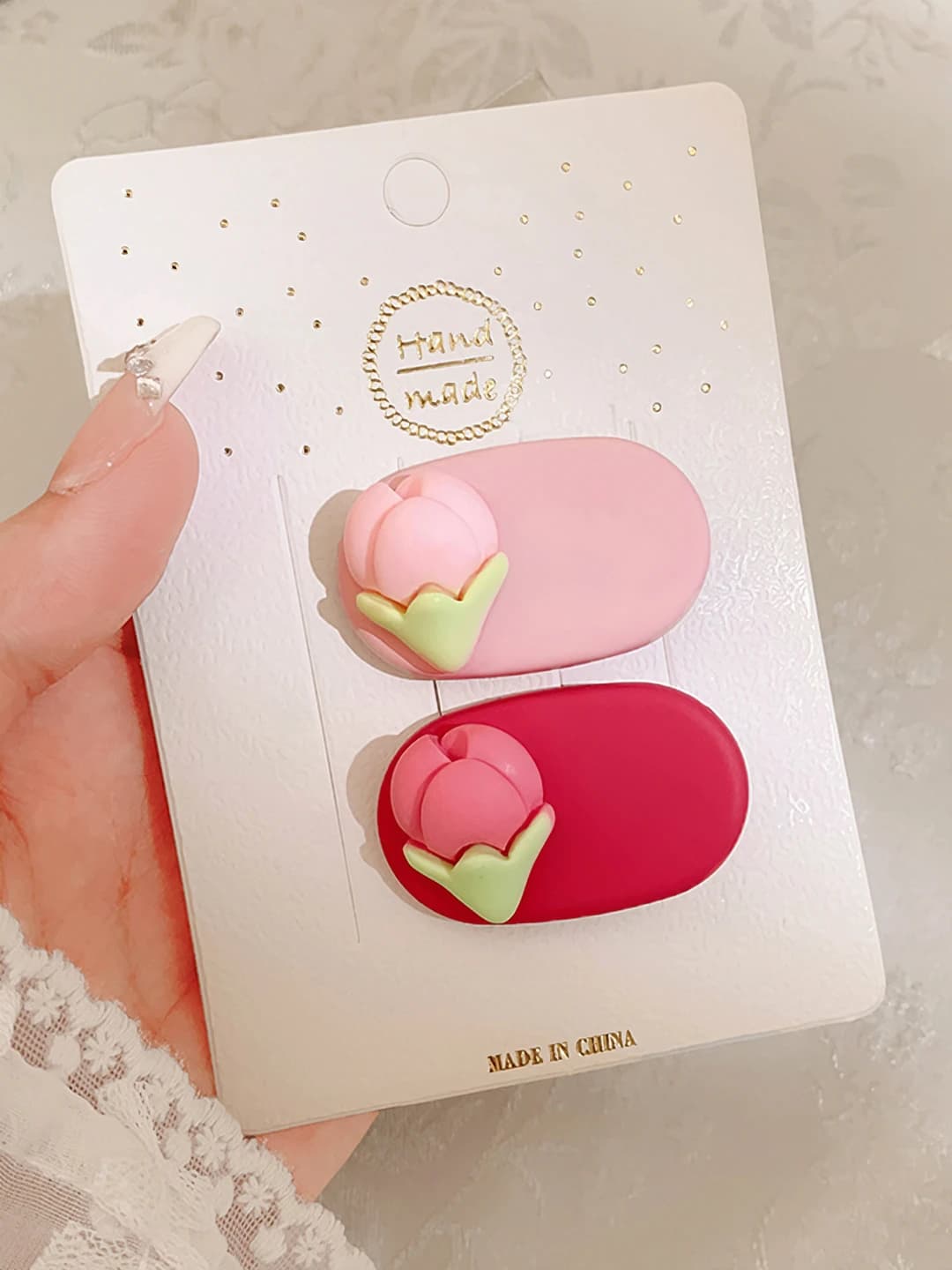 2# Pink tulip 2 pcs