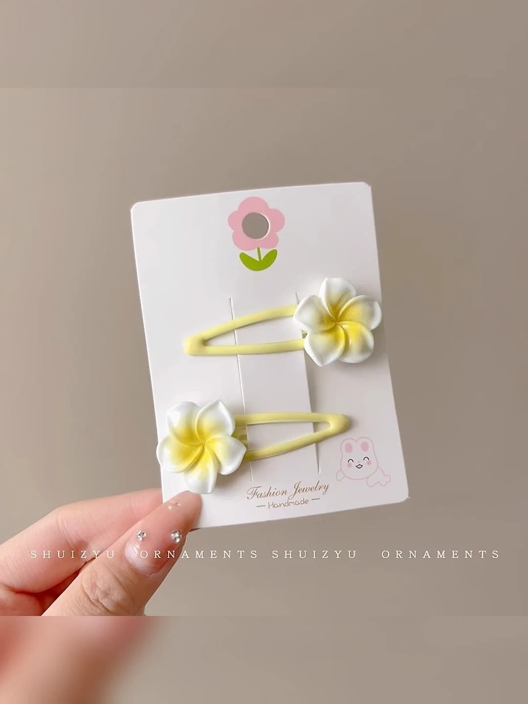 3# зажим-плюмерия капля 2 шт (ок. 5.7cm)