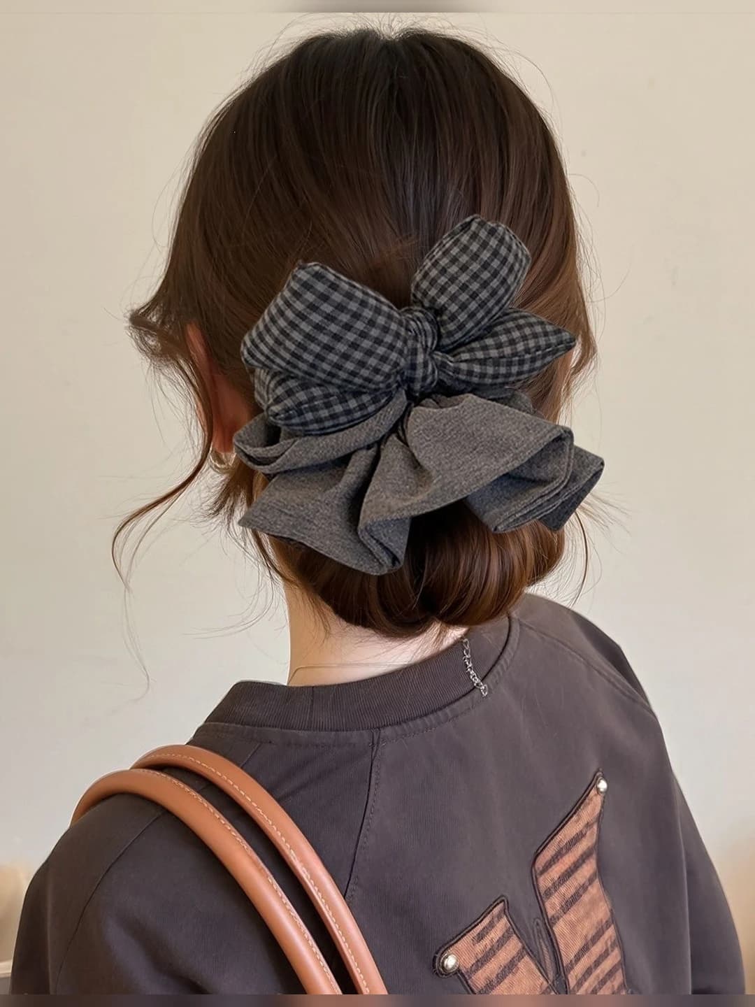 1# Black-grey plaid