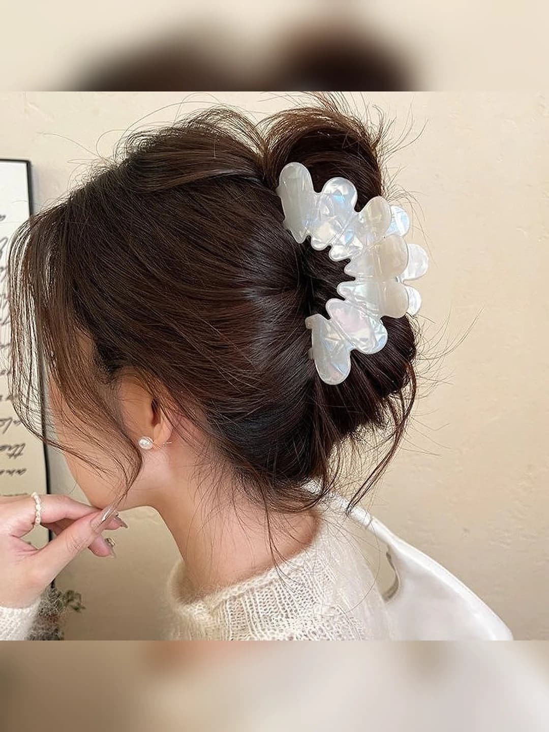 1# Qian Dao Man Qiu - One Mermaid Color Petal Clip approx. 10.5 cm