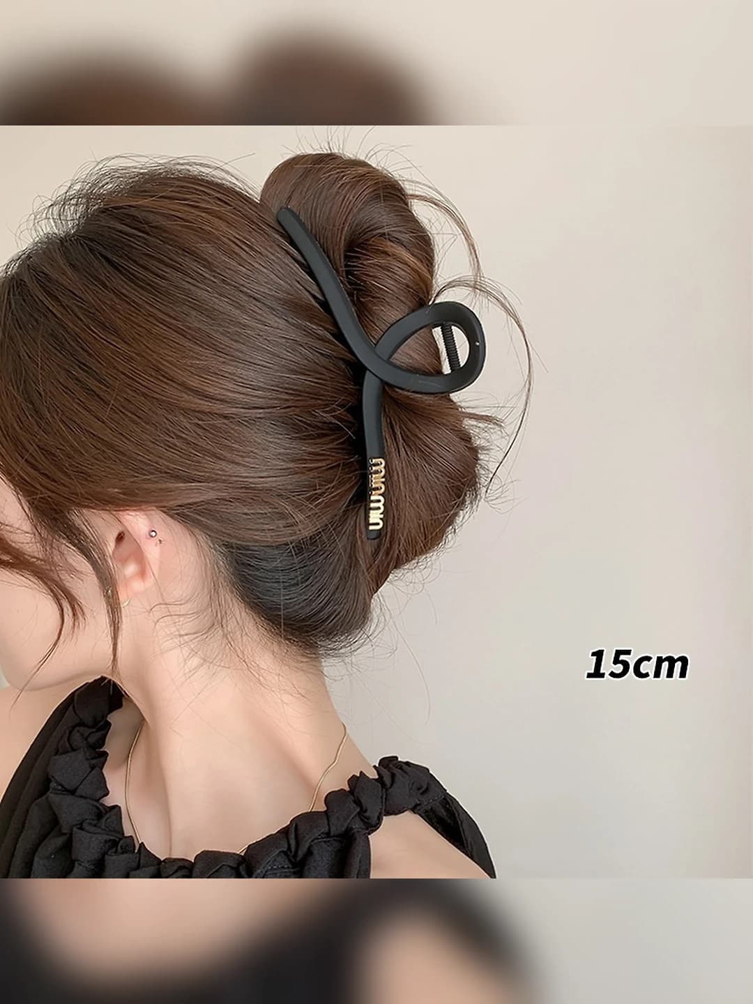 Чёрный, буквы крест, 15 см