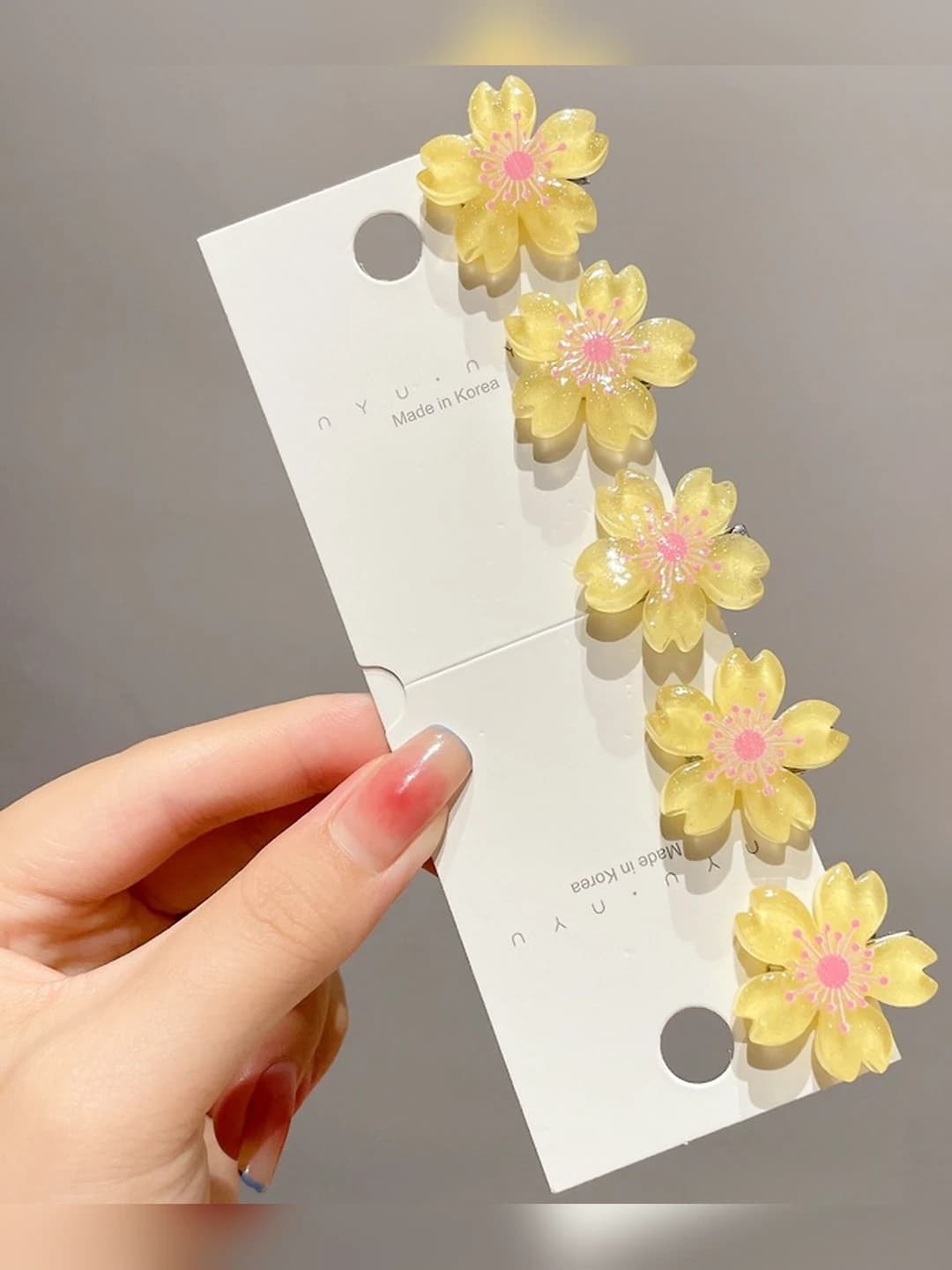 2# sakura yellow 5 pcs