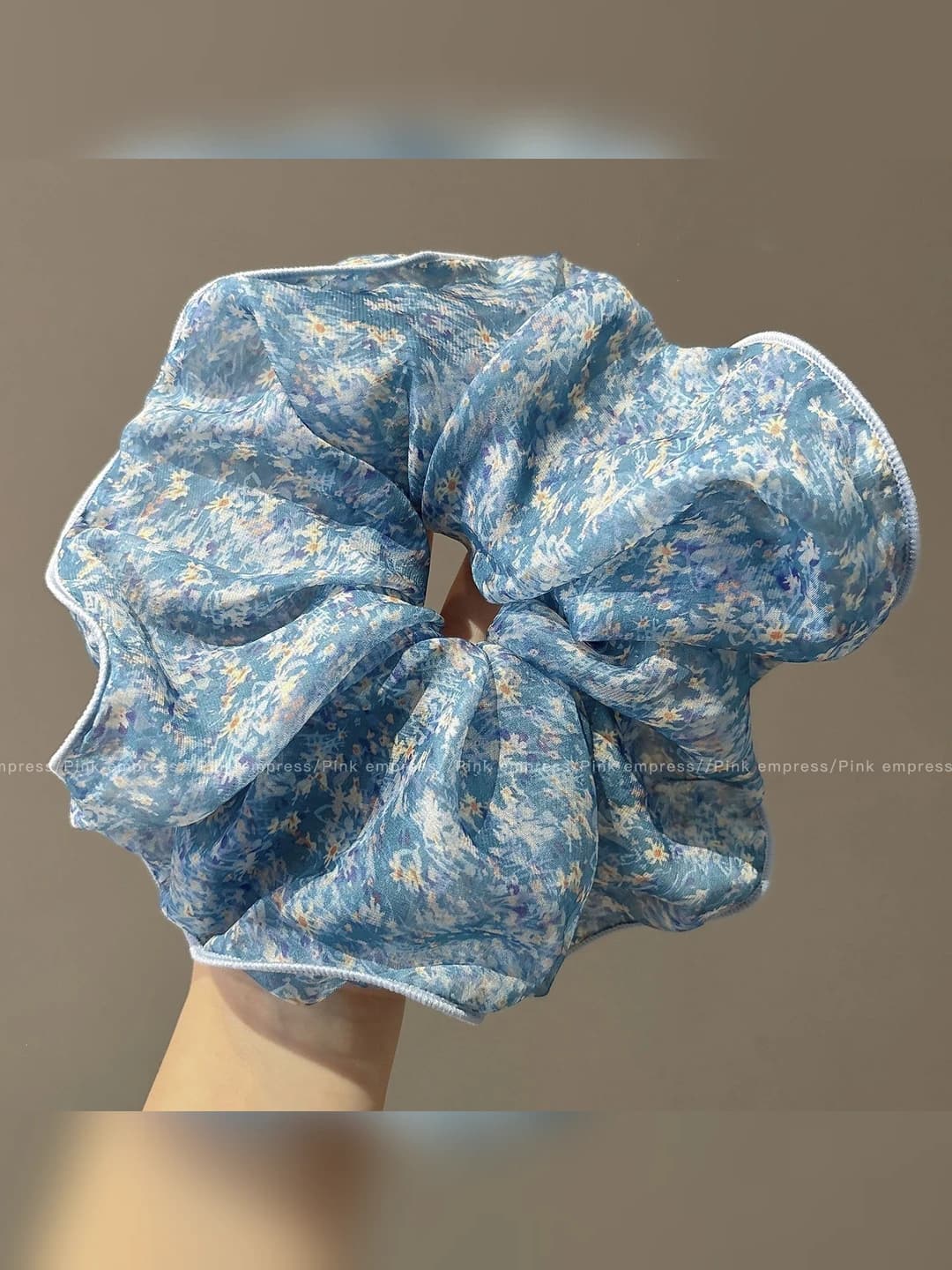 1# A073 Floral hair tie ~23 cm
