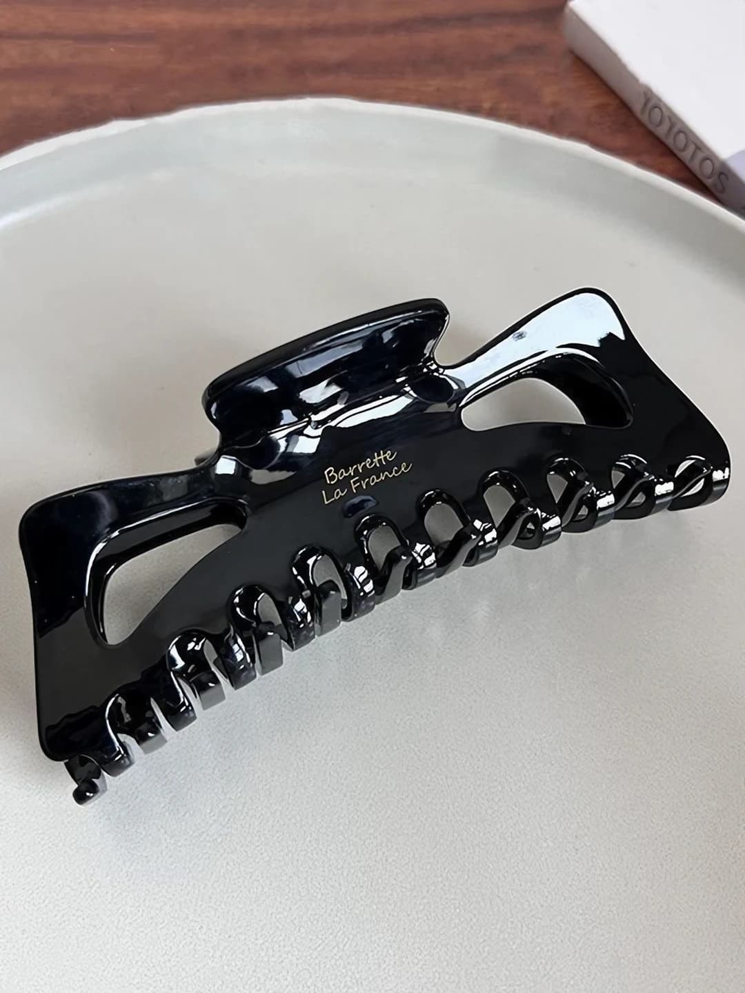 1# Bow comb Black - 13.5 cm