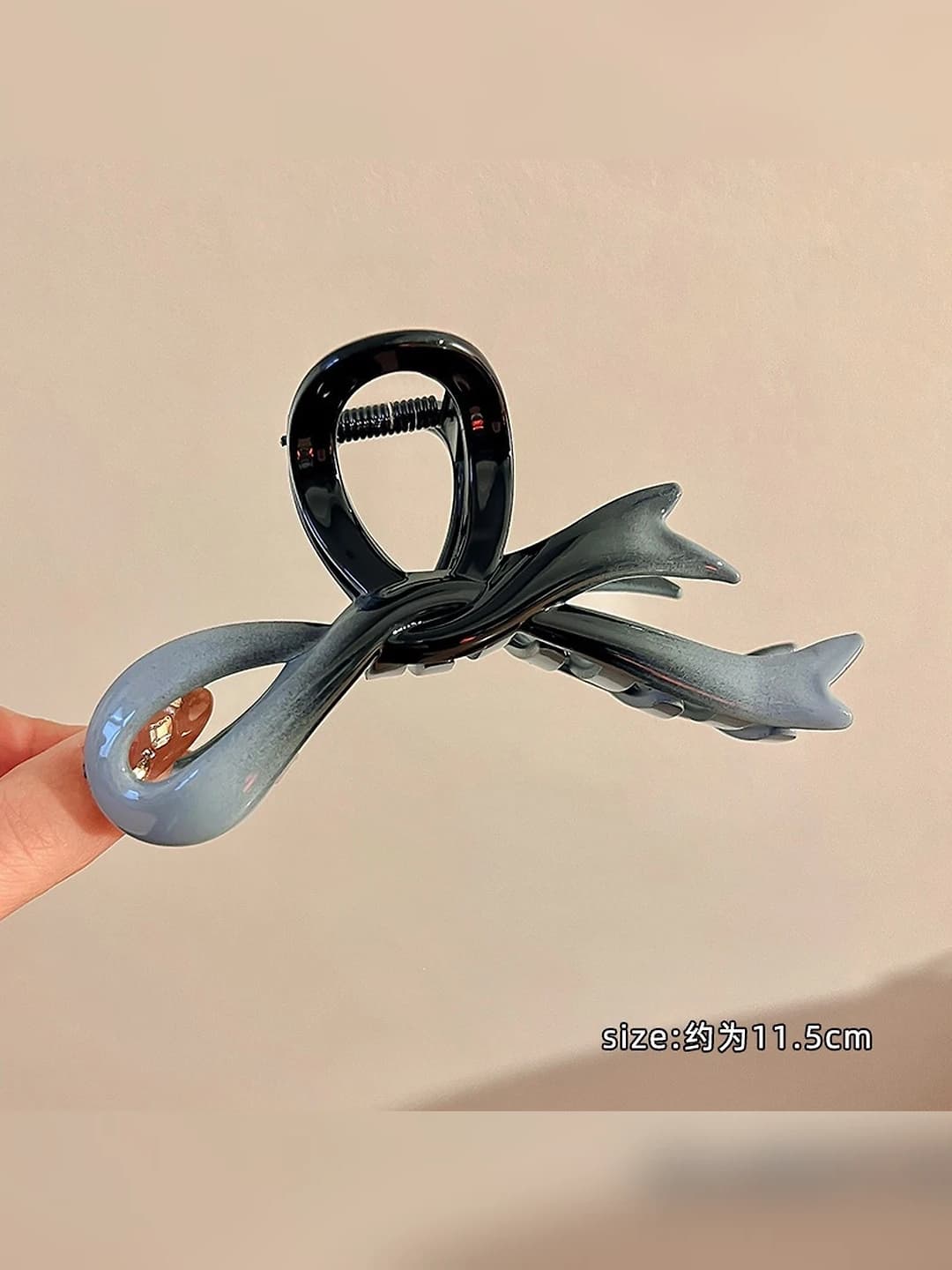 Gradient blue-black, 11 cm