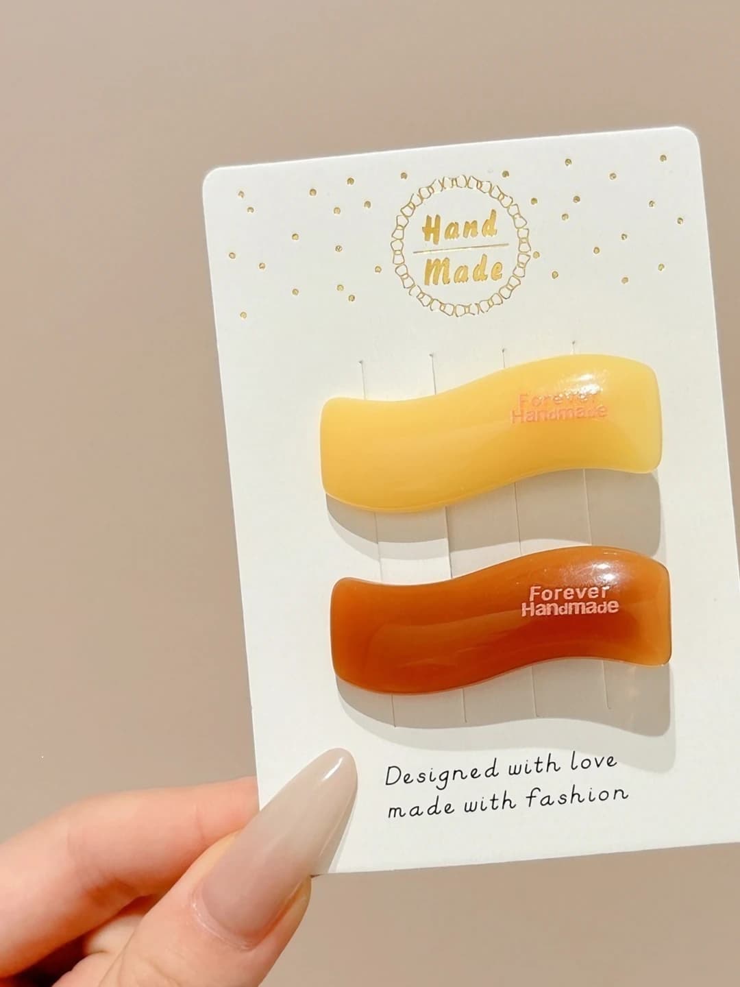 1# To'lqinli amber ~4.5cm
