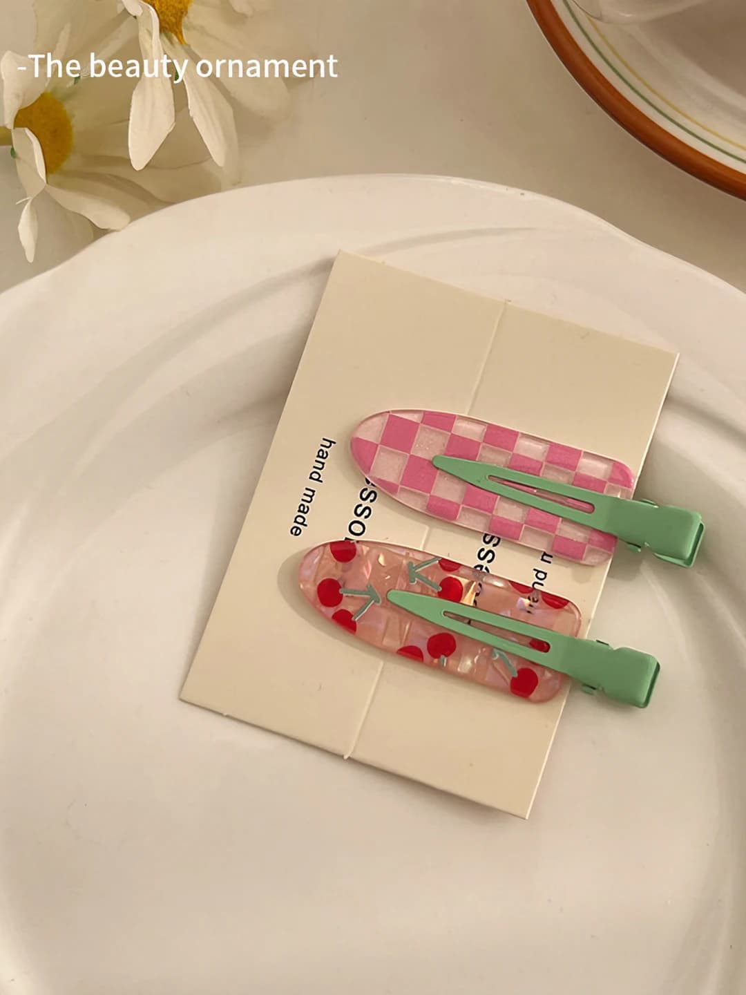 Fruit clip-cherry (pair)