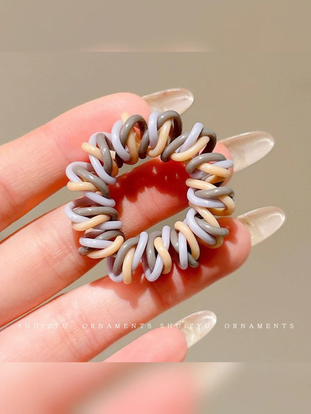 6# grey-blue nude (diameter ~4.5 cm)