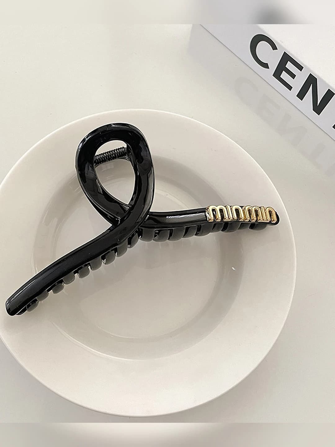 Glossy black mini - 13 cm
