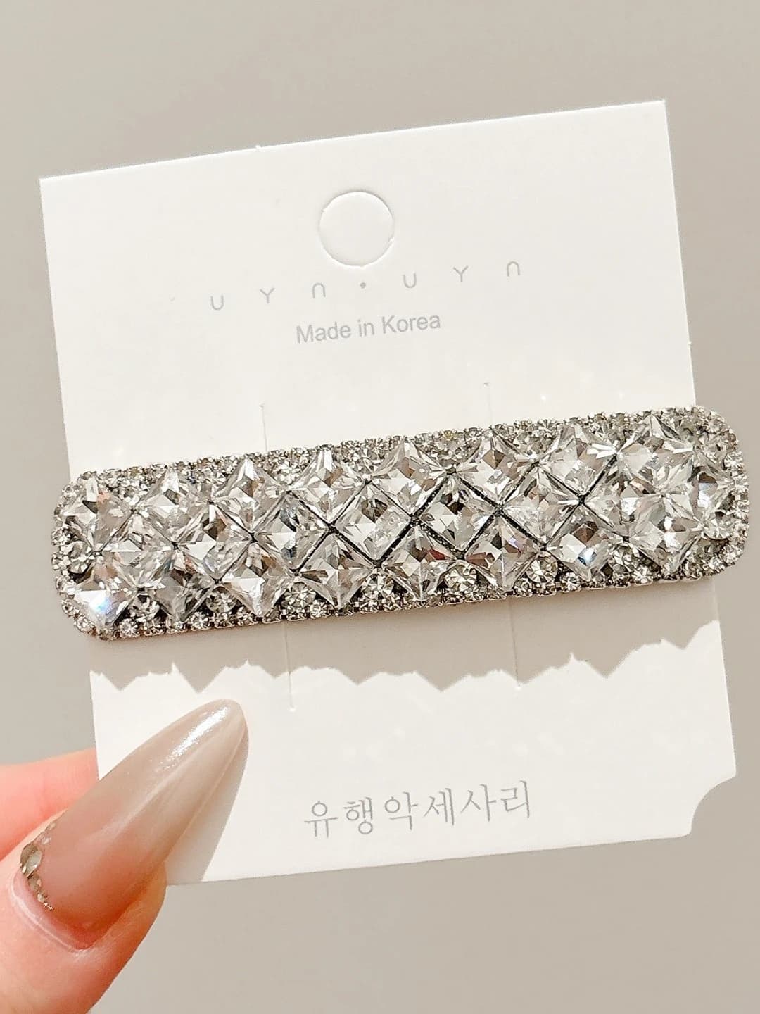1# Kristal oq, sirkon, 7.5 sm
