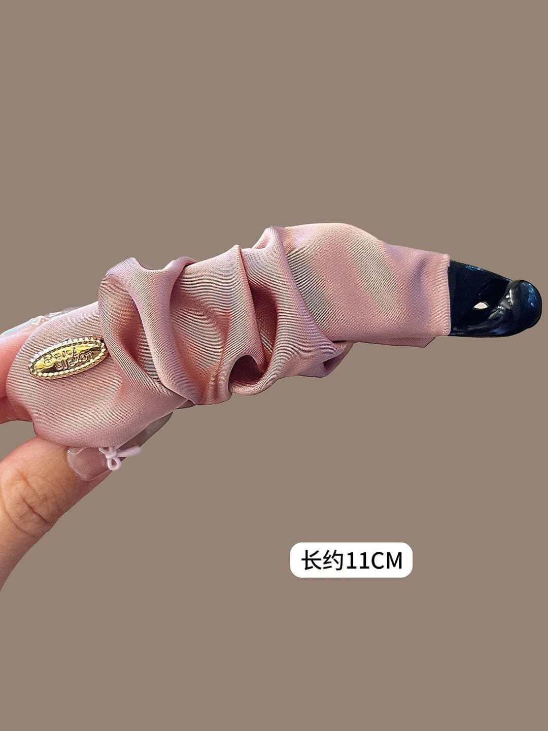 Pink pleated