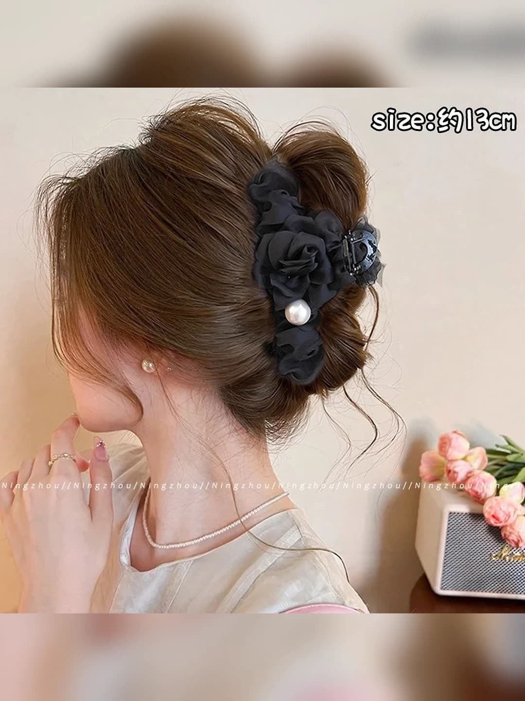 2# Black base clip ~13 cm