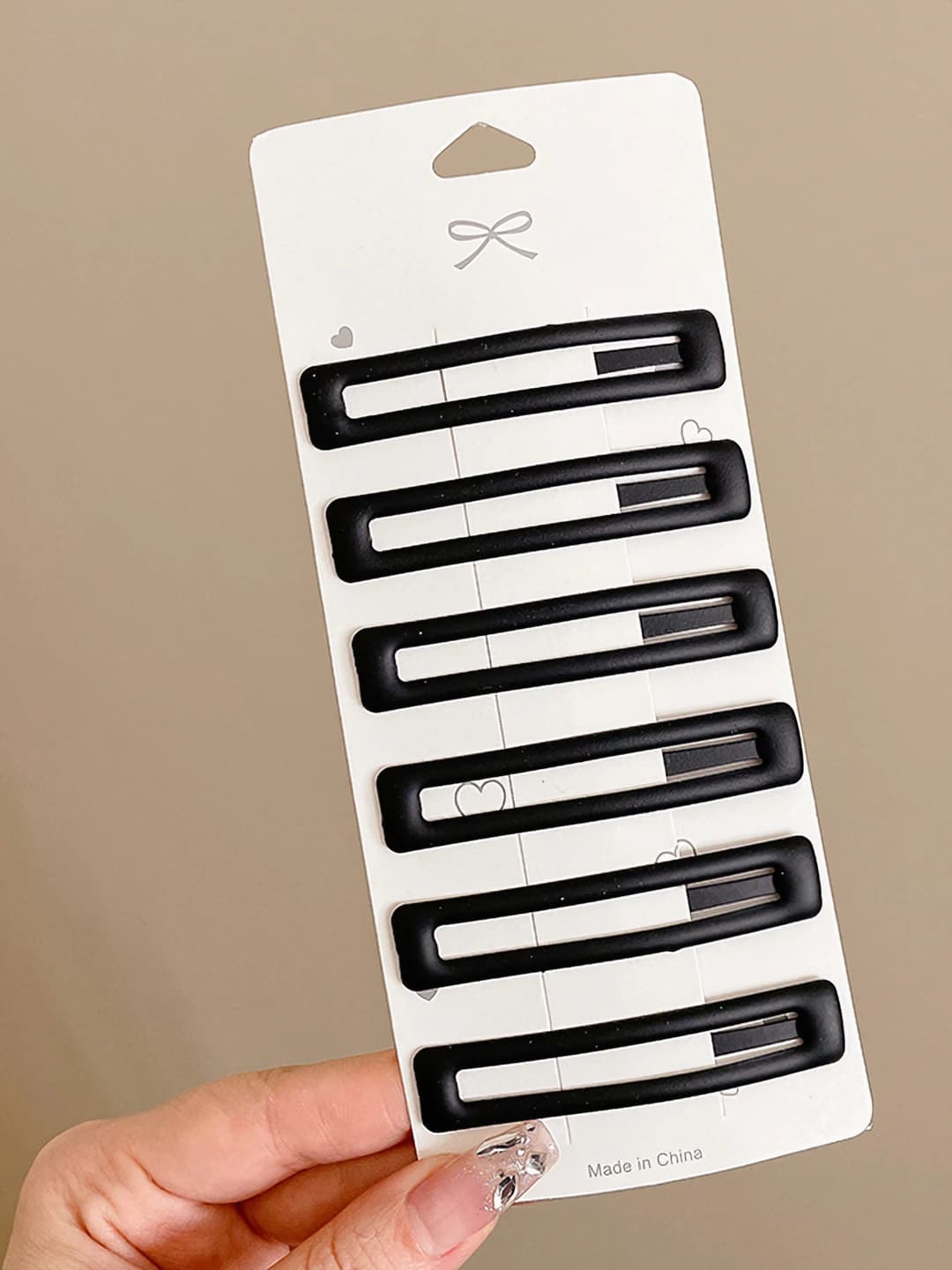 10# Black, 6-piece set