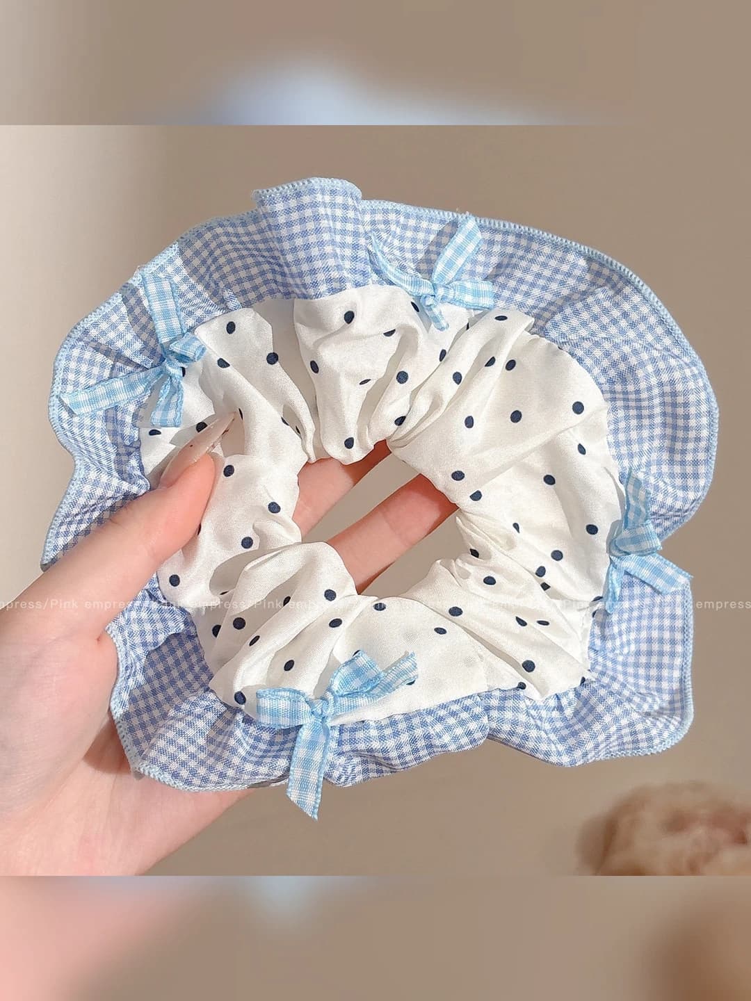 1# Polka dot lace edge ~16 cm