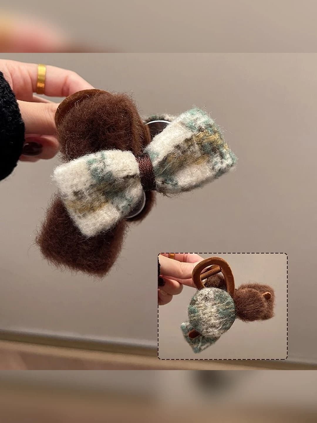 Green-brown, ~13cm