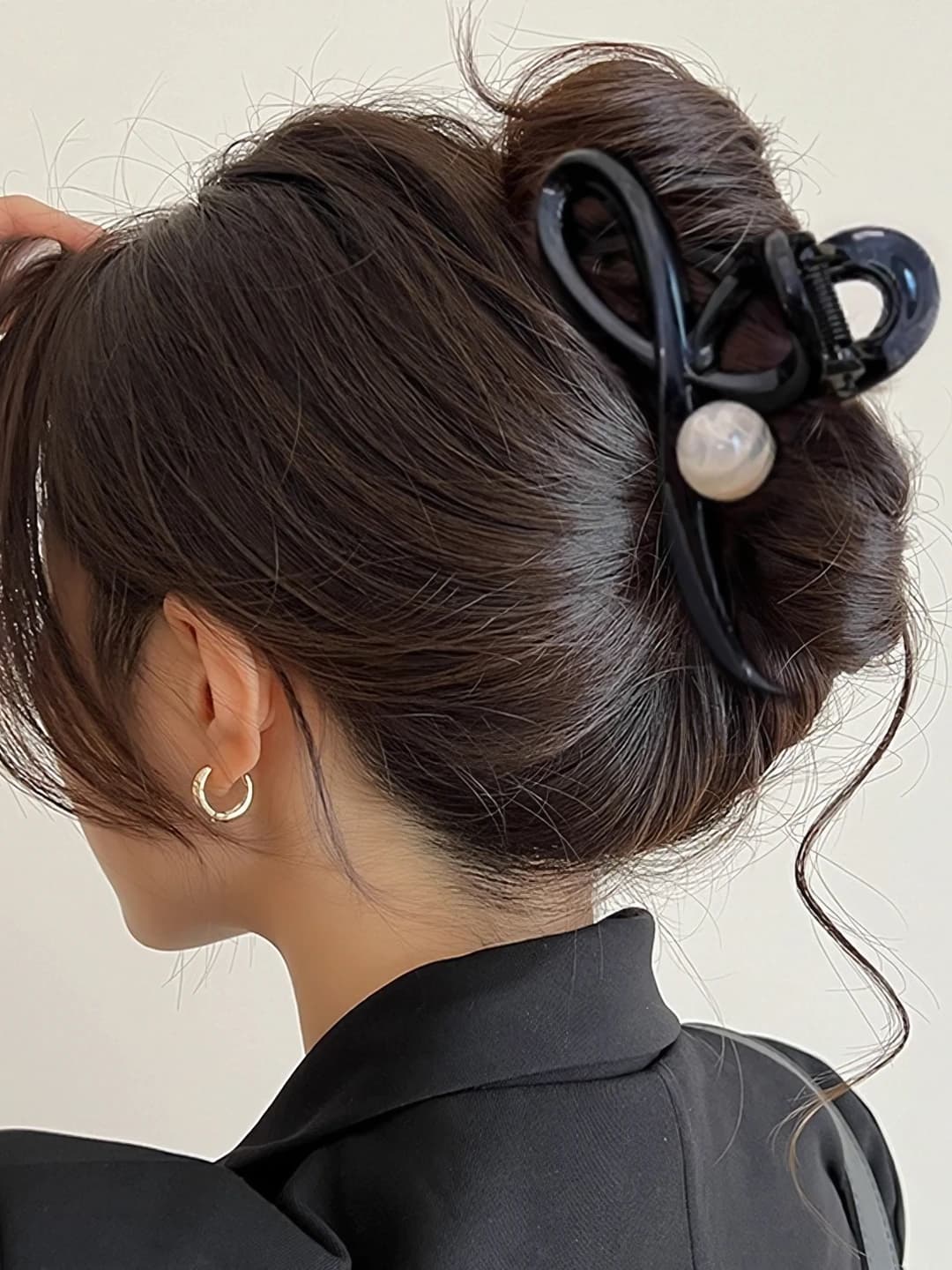 Glossy black, 13 cm