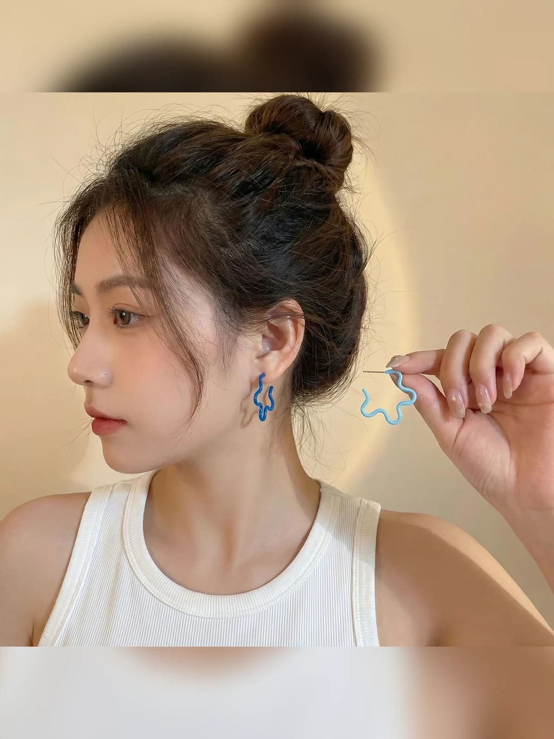 Blue floral
