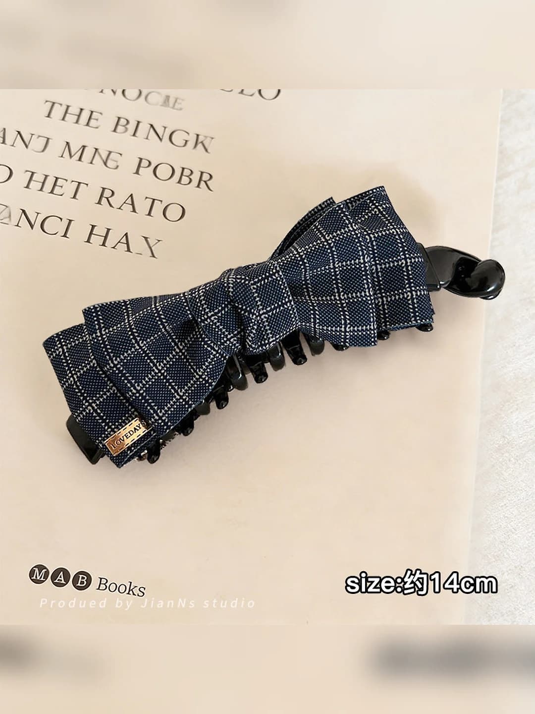 3# Blue coffee clip ~14 cm