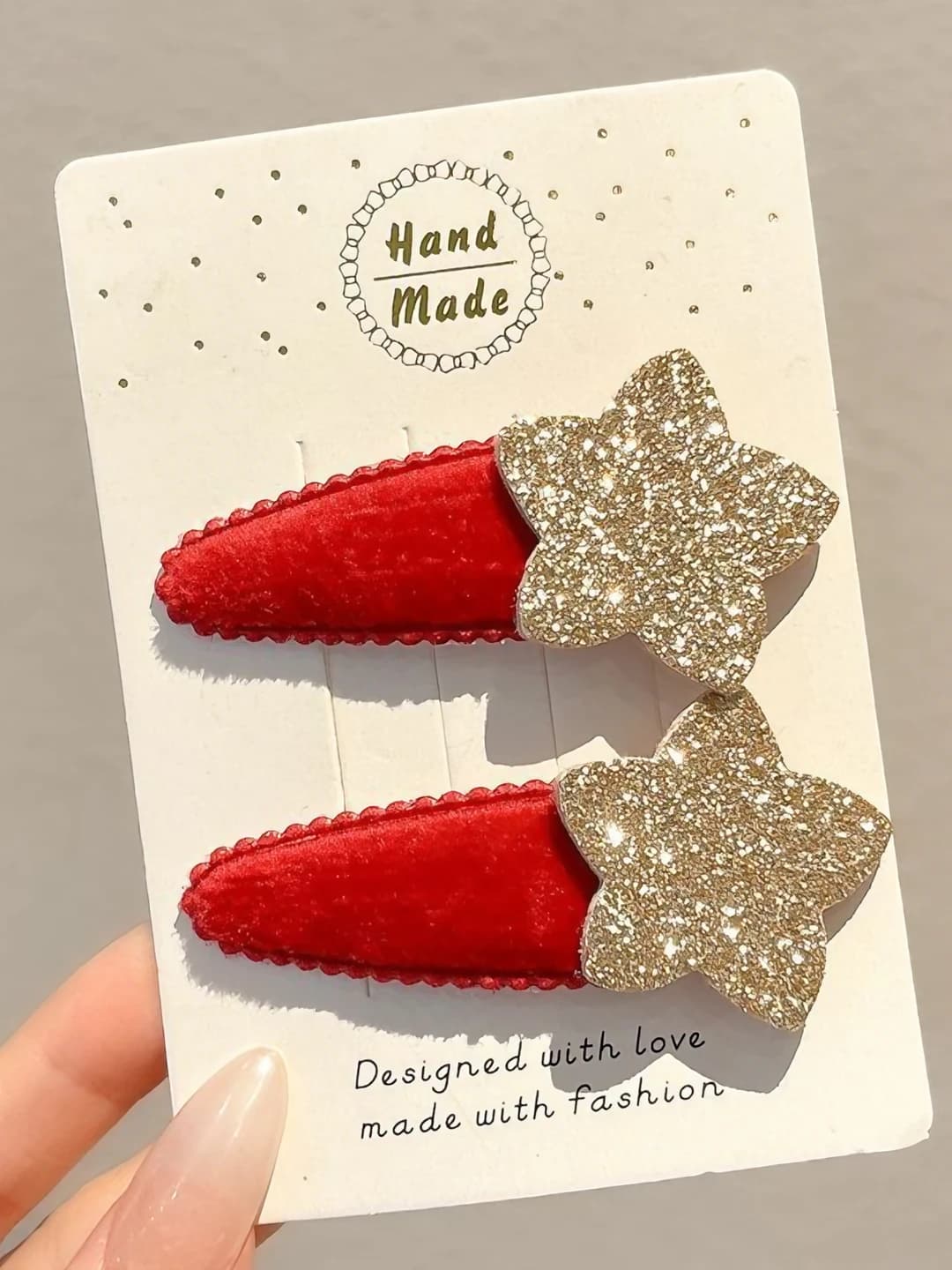 1# Purple-red pair, 6.5 cm