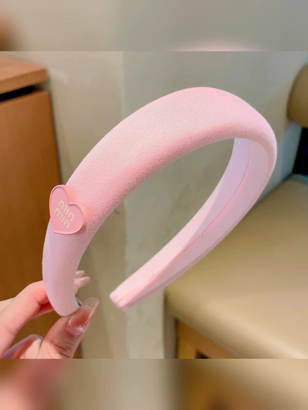 Letter heart pink