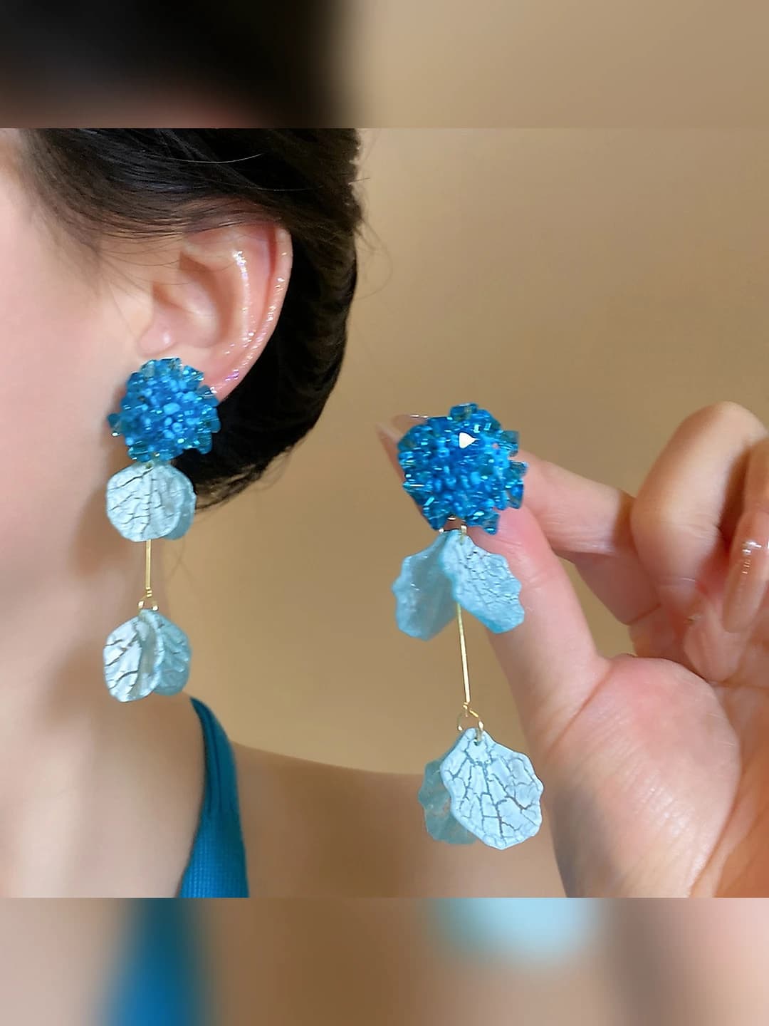 27# Silver pin - Blue