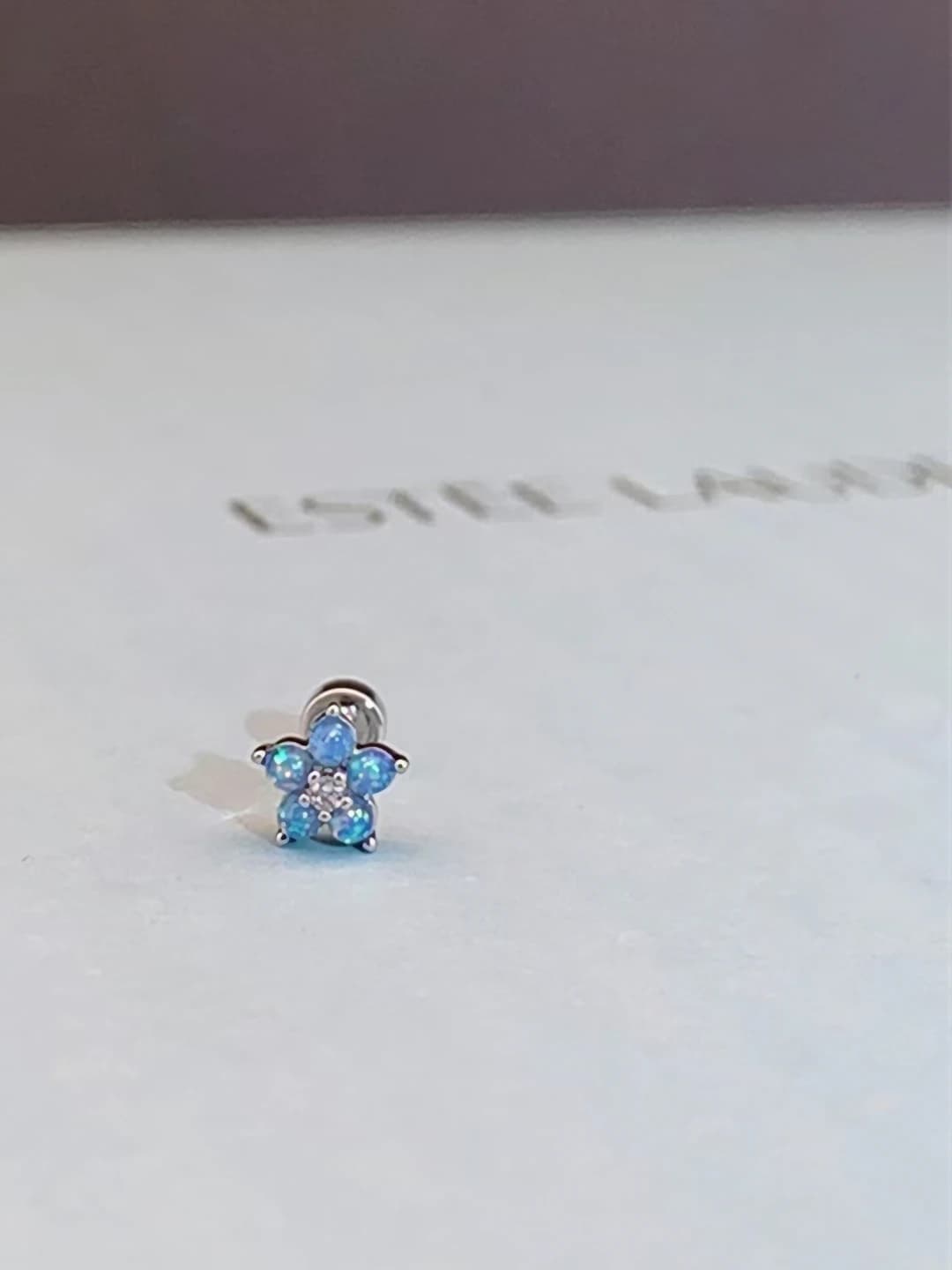 Blue floral, 1 pc