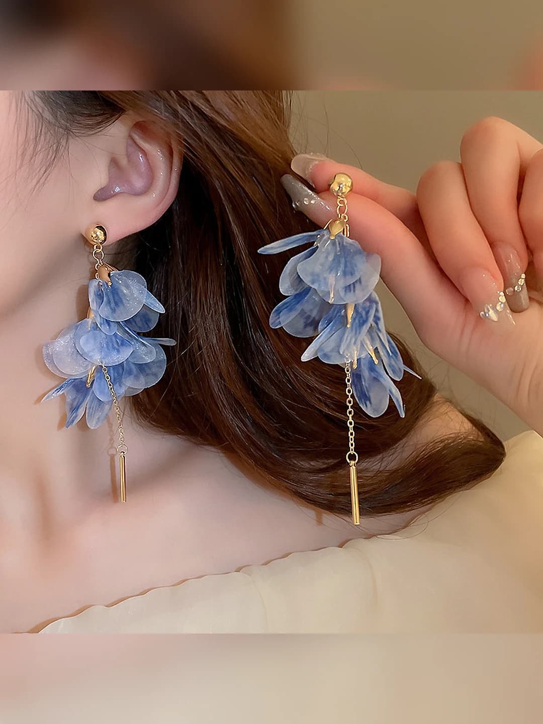 13# Серебряный штифт - Золотой - Синий