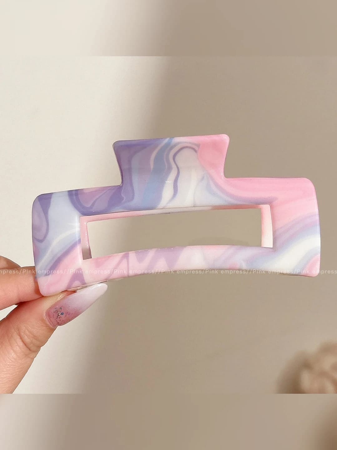 2# Rectangular gradient clip, 10.5 cm