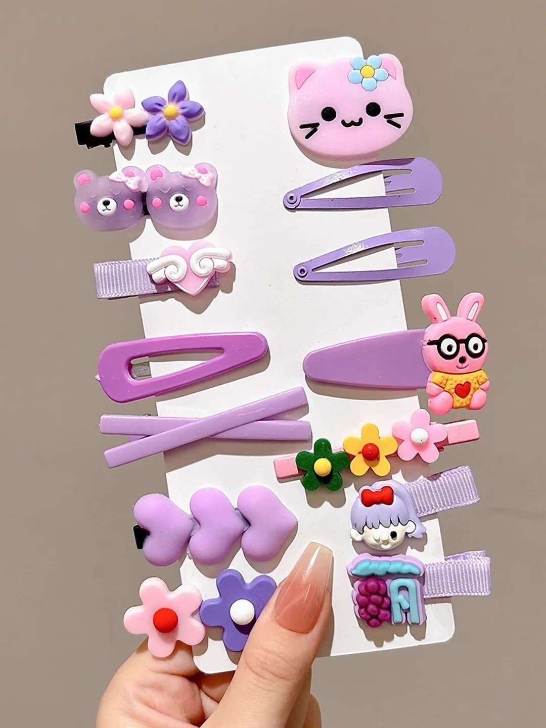 10# Purple cat 14 pcs