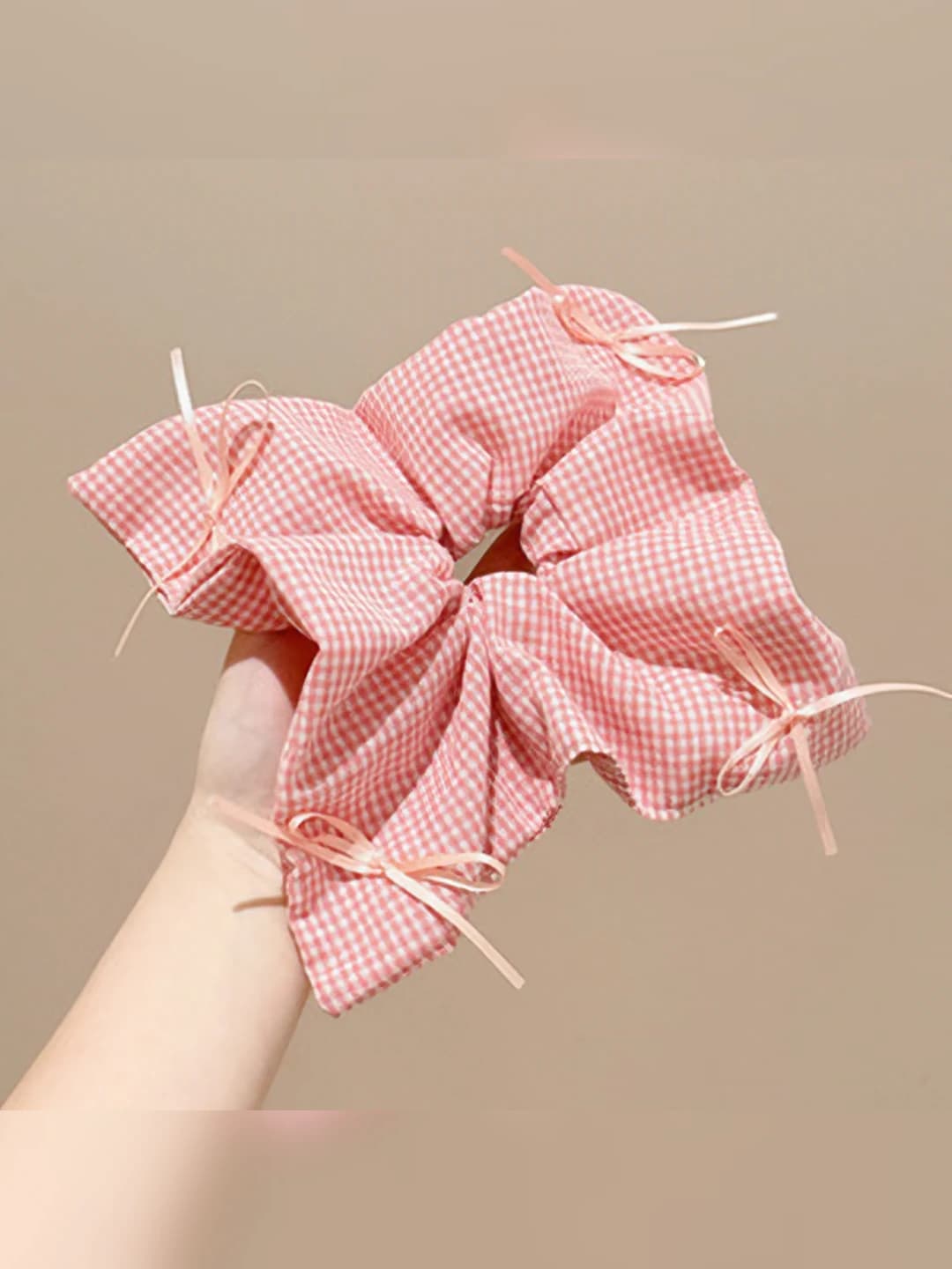 3# Pink-white plaid