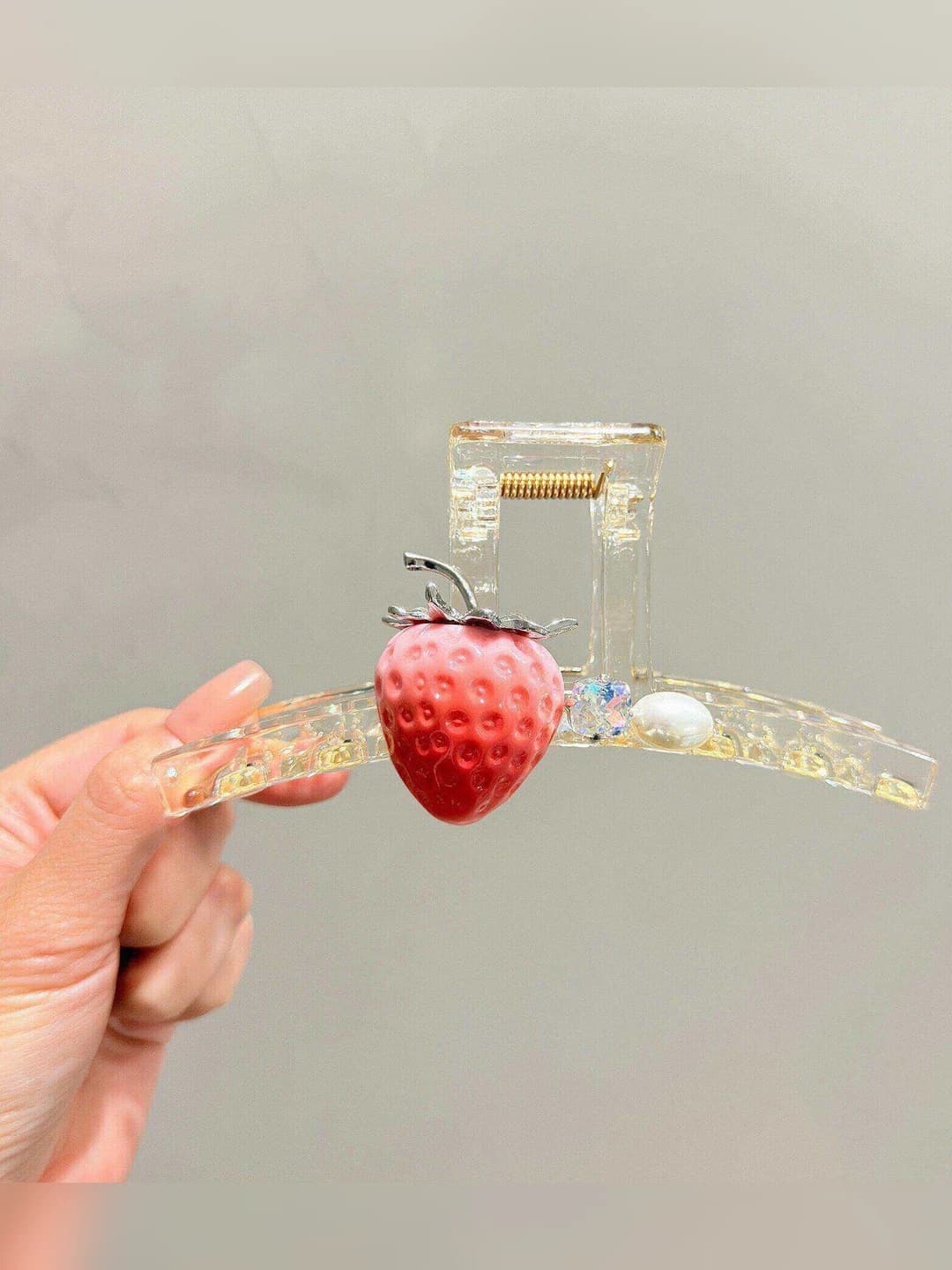 Pushti qulupnay AB tomonli qisqich ~12.5 cm