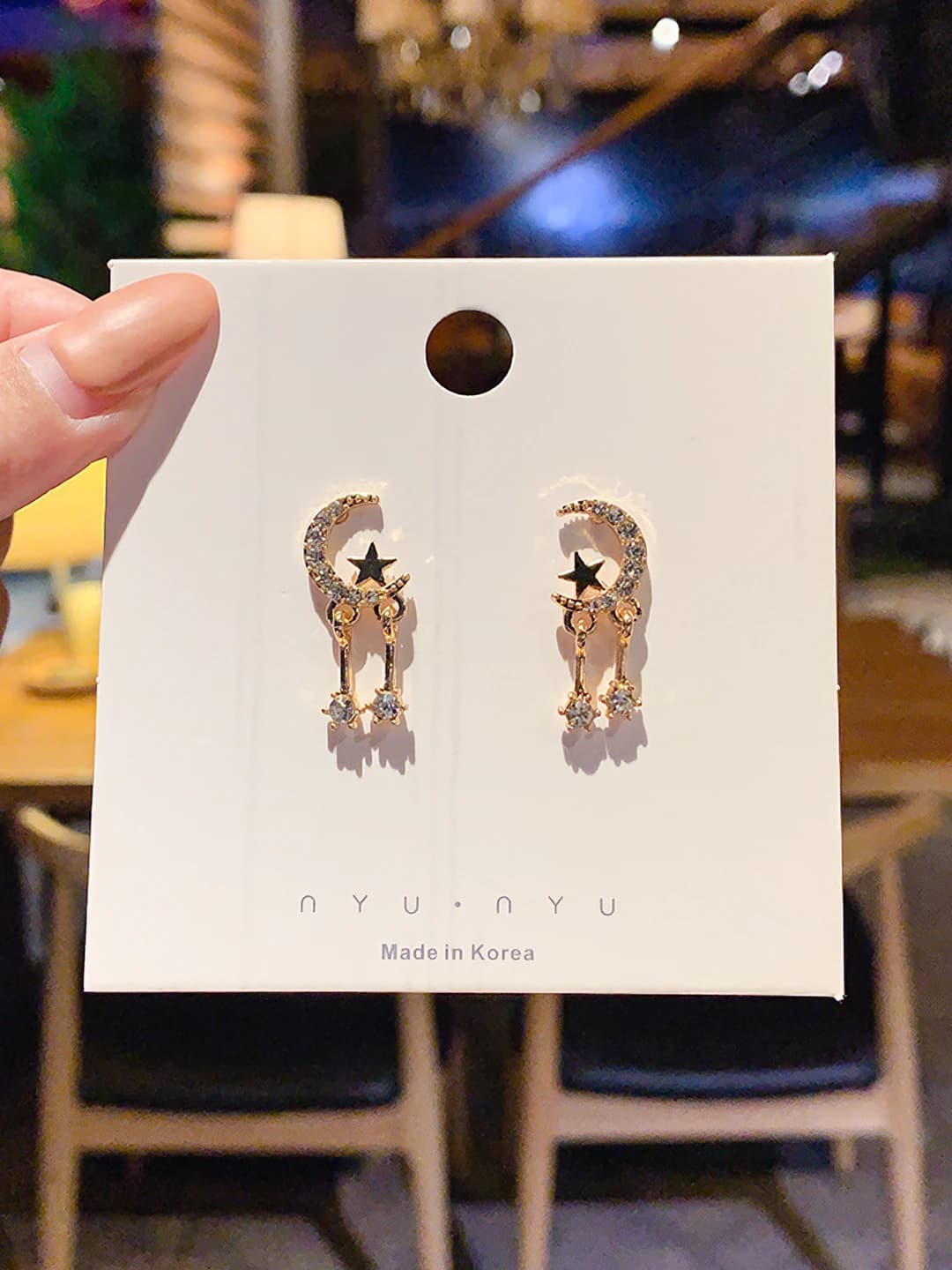 Moon earrings