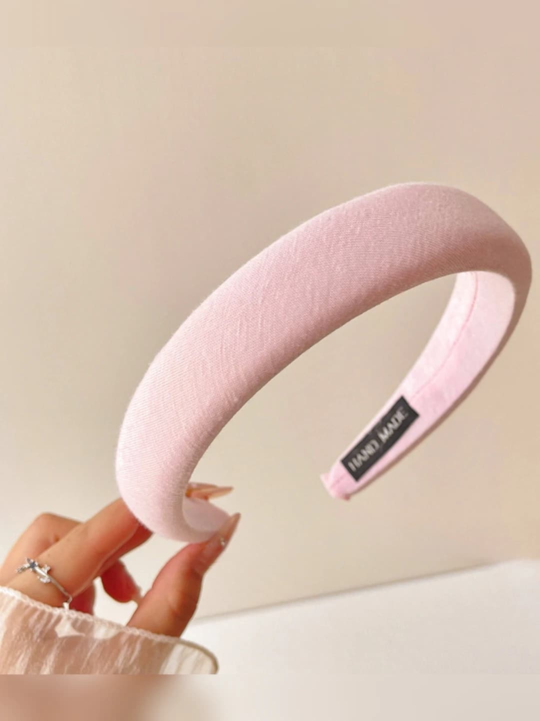 Pink foam headband