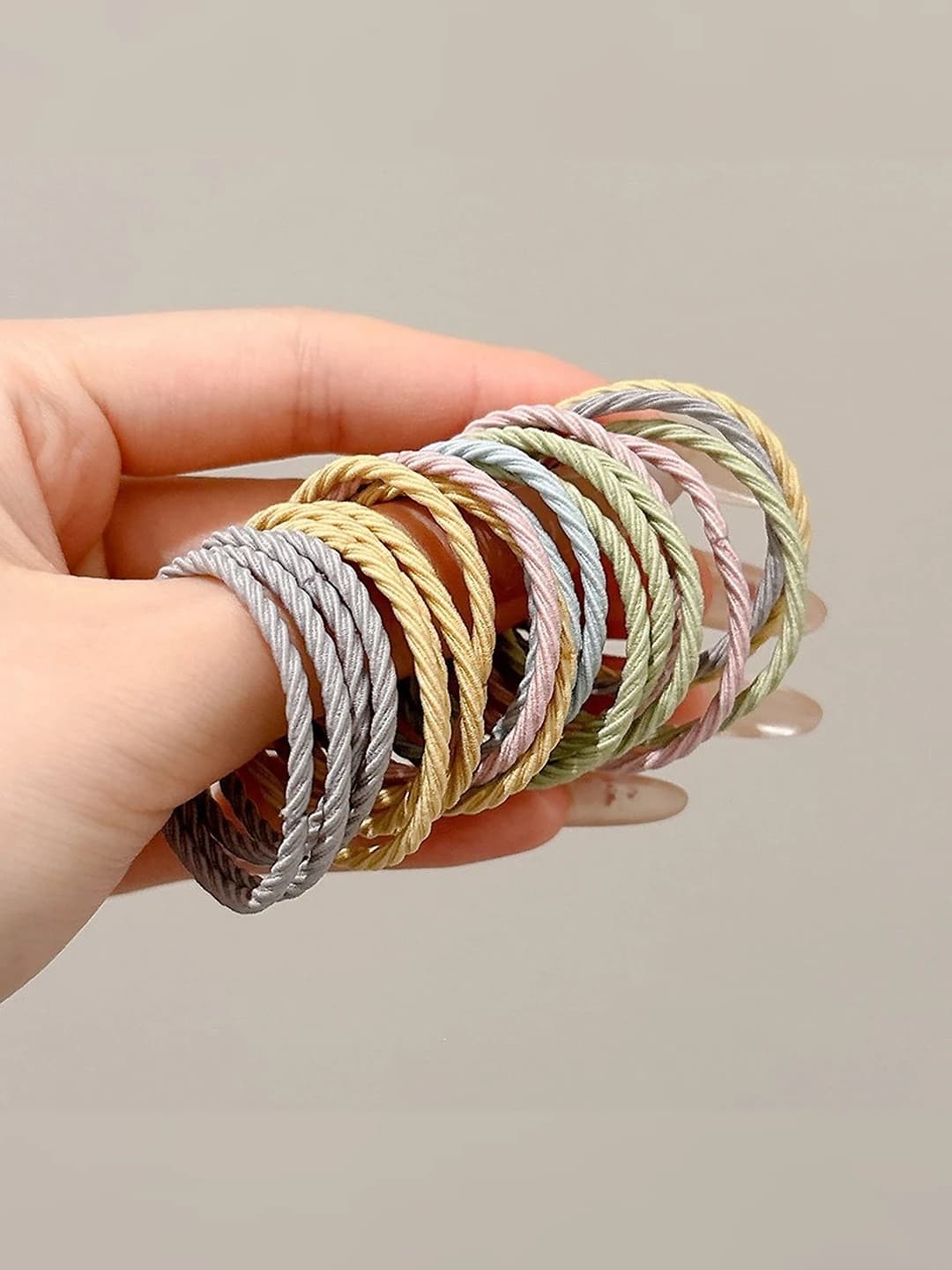68# [20 pcs in bag] Spring color, tie ~4 cm