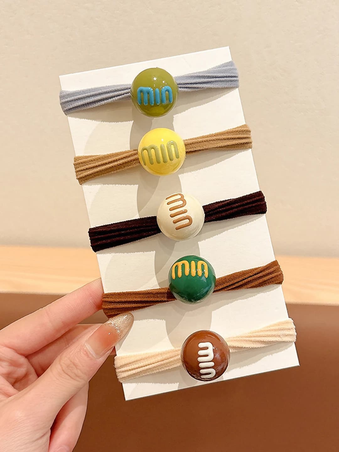 2# Melad coffee color 5 pcs (diameter ~4.5cm)
