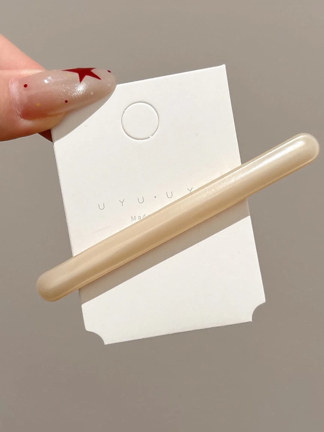 3# Pearl white - 8 cm