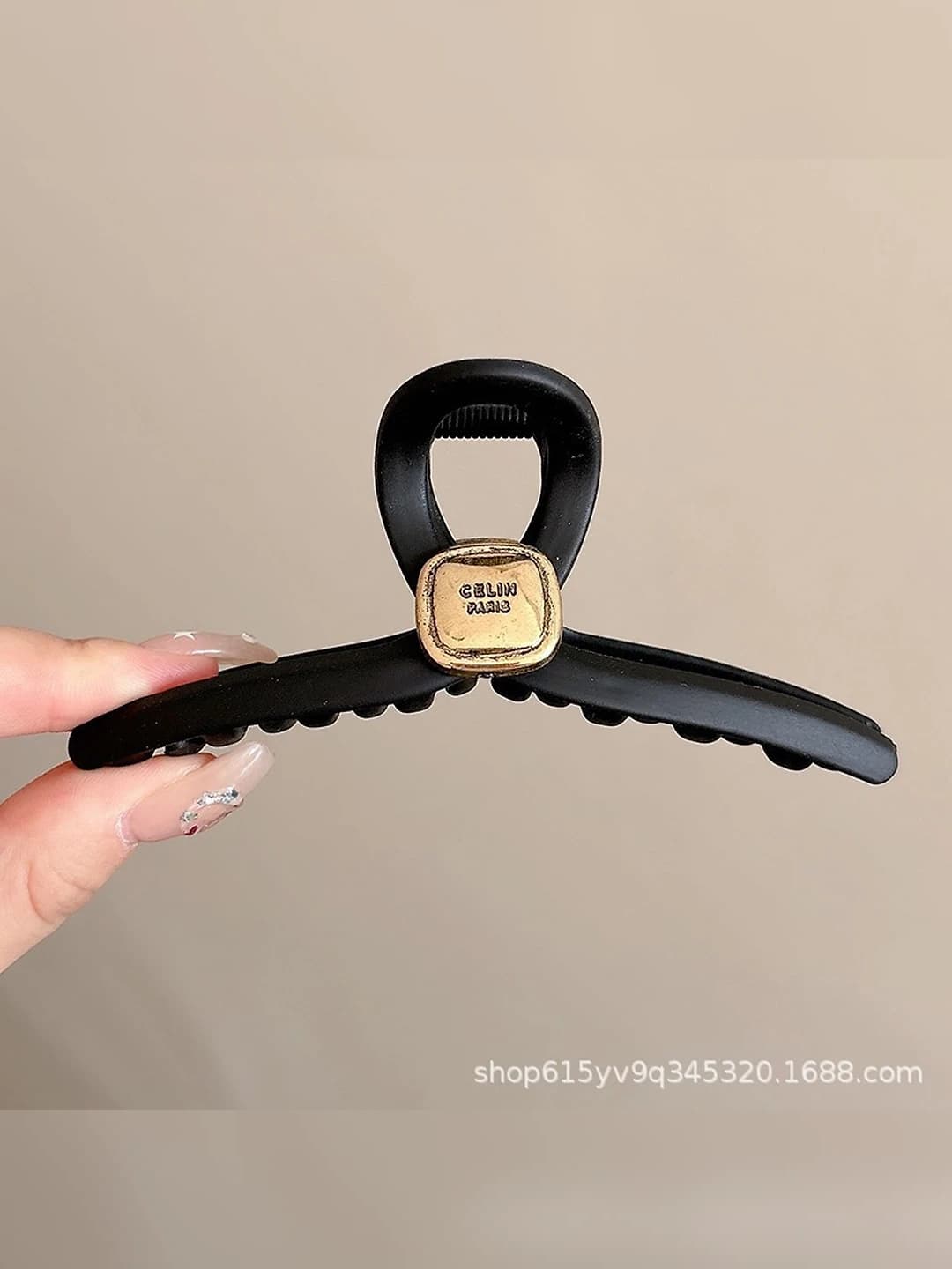 1# С квадратным логотипом зажим 11cm