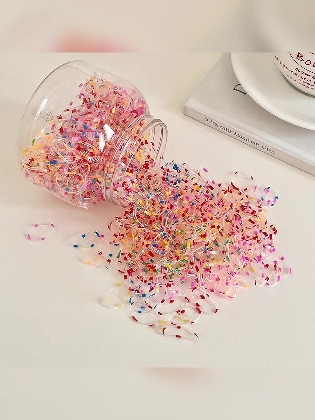 4# Clear multicolour, 1000 pcs, jar