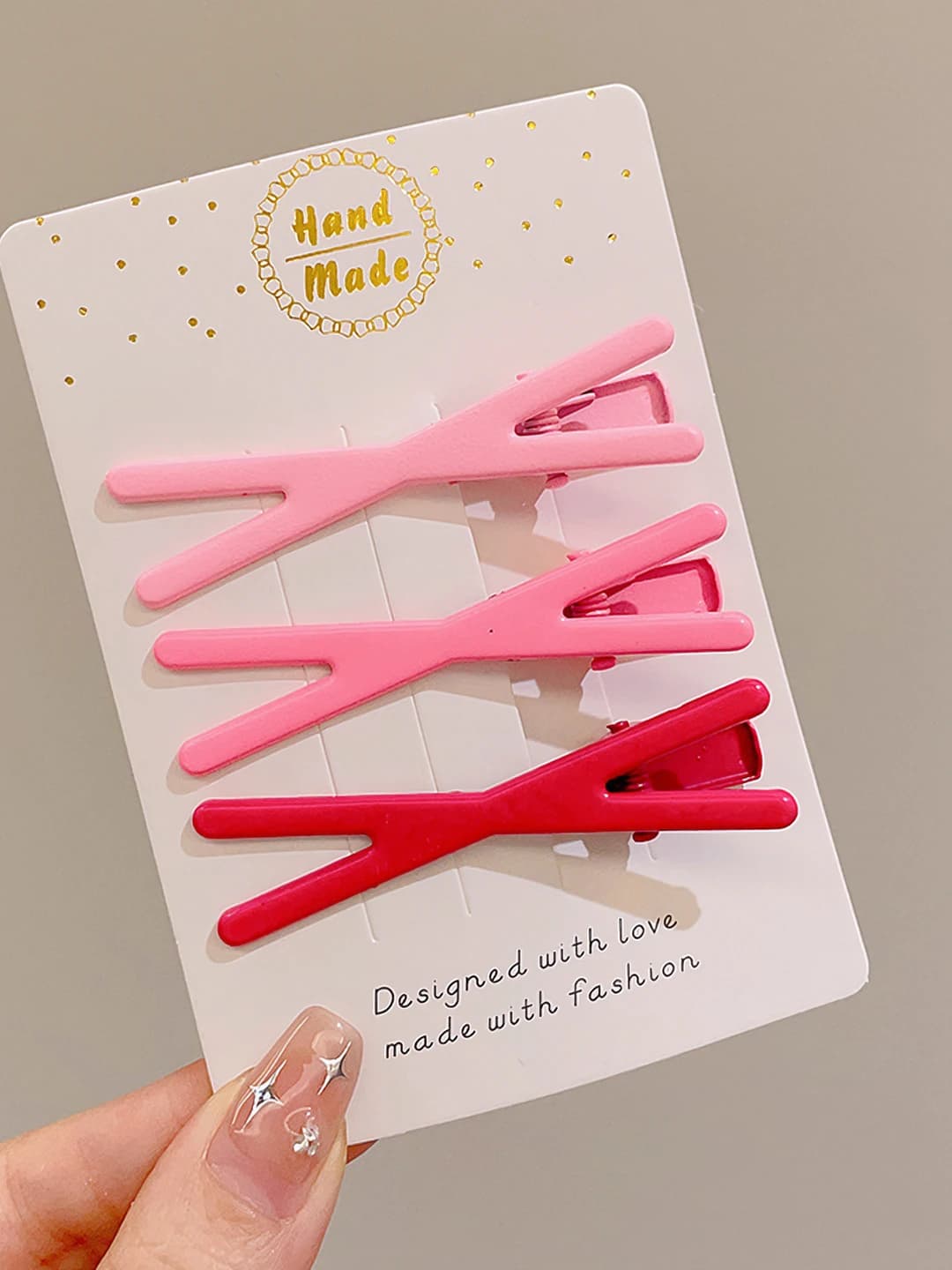 8# Cross pink 3 pcs