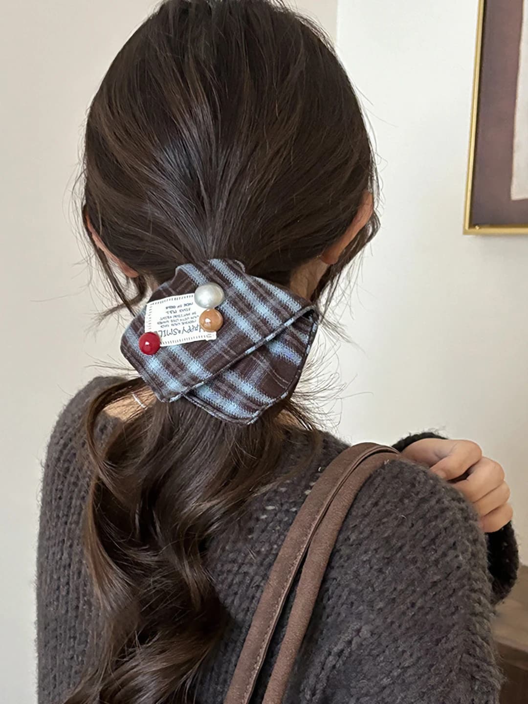 2# Black & blue plaid